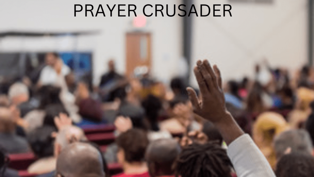 Represent the prayer crusader